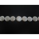 White Flat Round Pearls 13mm