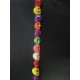 Multi-Coloured Skulls 10mm