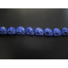 Dark Blue Skulls 12mm