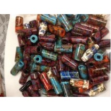Ceramic Bead Pasley Design