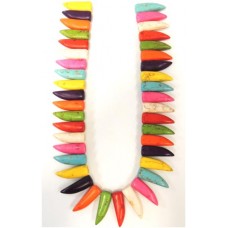 Turquoise Multi-Coloured Thick Spikes