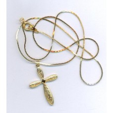 Gold Plated Cross Necklace