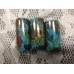Ceramic Beads Pasley Design - Blue