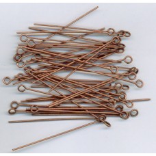 1.5 Inch Eyepins Copper Ox