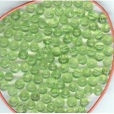 6mm light green plain beads
