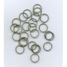 10mm Brass Ox Jumprings