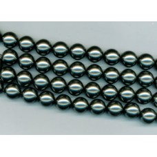12mm Swarovski Pearl Crystal Black