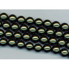 12mm Swarovski Pearl Dark Green