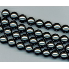 12mm Swarovski Pearl Dark Grey