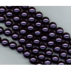 12mm Swarovski Pearl Dark Purple
