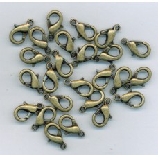 13mm Lobster Catch Brass Ox