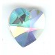 14.4 x 14.0 mm Swarovski heart crystal ab