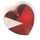 14.4 x 14.0 mm Swarovski heart siam