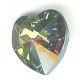 14.4 x 14.0 mm Swarovski heart crystal vitrail medium