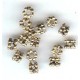 bali bead yj157 double daisy brass