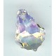 16mm x 12mm Swarovski 'Snowflake' Crystal AB