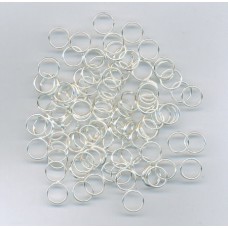 10mm Split Rings Silver