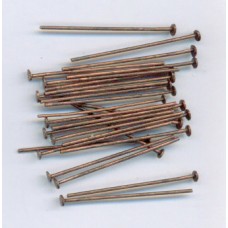 1 Inch Headpins Copper Ox