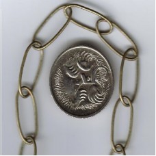 Brass Based Brass-Ox Plated Soldered Chain