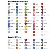 Swarovski Colour Chart