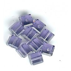 6mm Swarovski cube tanzanite