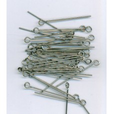 1 Inch Eyepins Black Nickle