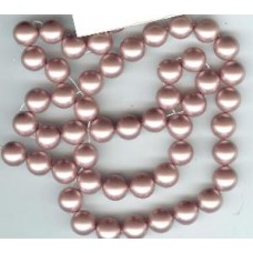 swarofski 8mm powder rose pearl