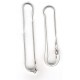 18 inch 1mm silver plated snake chain
