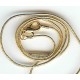 20 inch 1mm gold plated snake chain