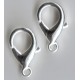 25mm Silver plated Lobster Catch bag of 10
