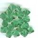 8mm Swarovski Bicone Light Emerald
