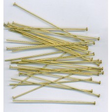 2 Inch Headpins Raw Brass