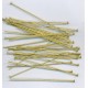 2 Inch Headpins Raw Brass