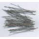 2 Inch Headpins Thin Black Nickle