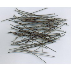 2 Inch Headpins Thin Brass Ox