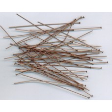 2 Inch Headpins Thin Copper Ox