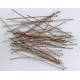 2 Inch Headpins Thin Copper Ox