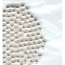 3mm silver filler beads