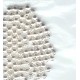 3mm silver filler beads