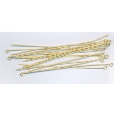 3 Inch Eyepins Gold