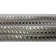 3mm Box Chain Silver