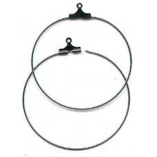 40mm black hoop that opens