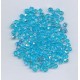 Bohemian Glass 4mm Facetted Aquamarine AB