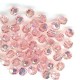 4mm round  light rose ab