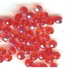 4mm round  light siam AB