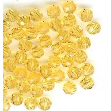 4mm round light topaz