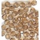 4mm round light smoked topaz