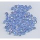 Bohemian Glass Small Oval Light Sapphire AB