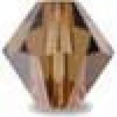 4mm Bicone Smoked Topaz