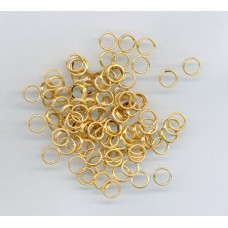 5mm Split Rings Gold